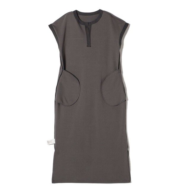 SHIPS Colors 「SHIPS Colors:〈手洗い可能〉ミニワッフル フレンチスリーブ スキッパー ワンピース◇」|ワンピース|