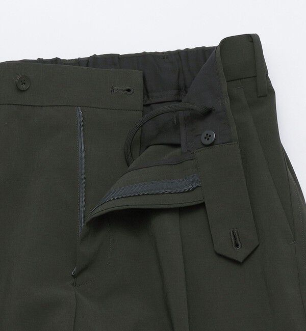 SHIPS「【SHIPS別注】FANTASTICDAYS: ウールライク 1プリーツ イージーパンツ」|その他|