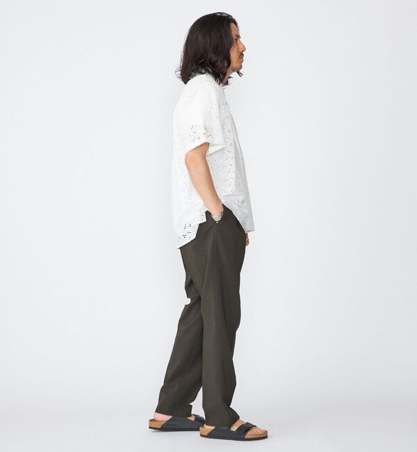 SHIPS「【SHIPS別注】FANTASTICDAYS: ウールライク 1プリーツ イージーパンツ」|その他|