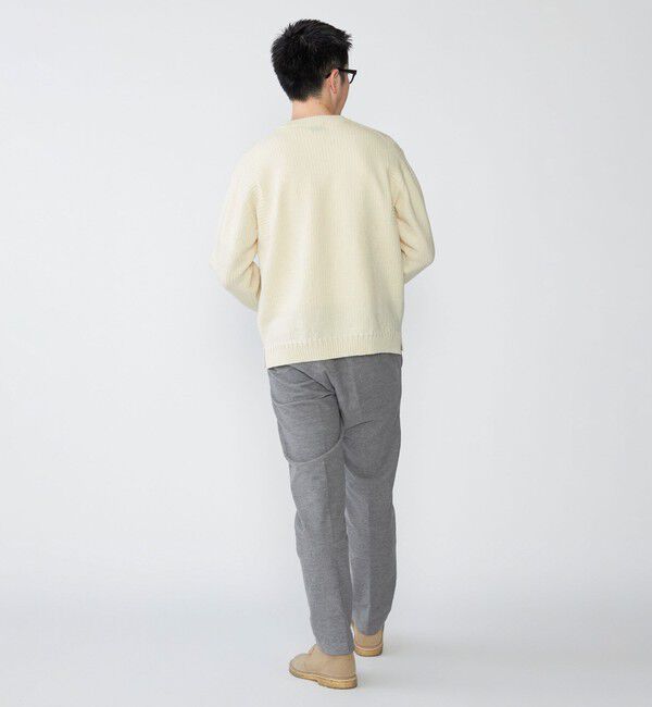 SHIPS「SHIPS: 奥山メリヤス ブリティッシュ ウール クルーネック ニット」|ニット・セーター|