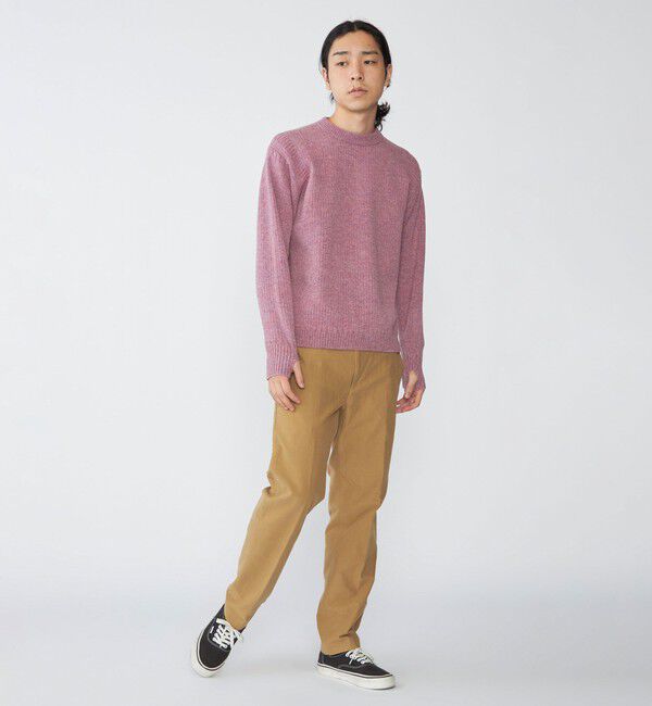 SHIPS「SHIPS: 奥山メリヤス ブリティッシュ ウール クルーネック ニット」|ニット・セーター|