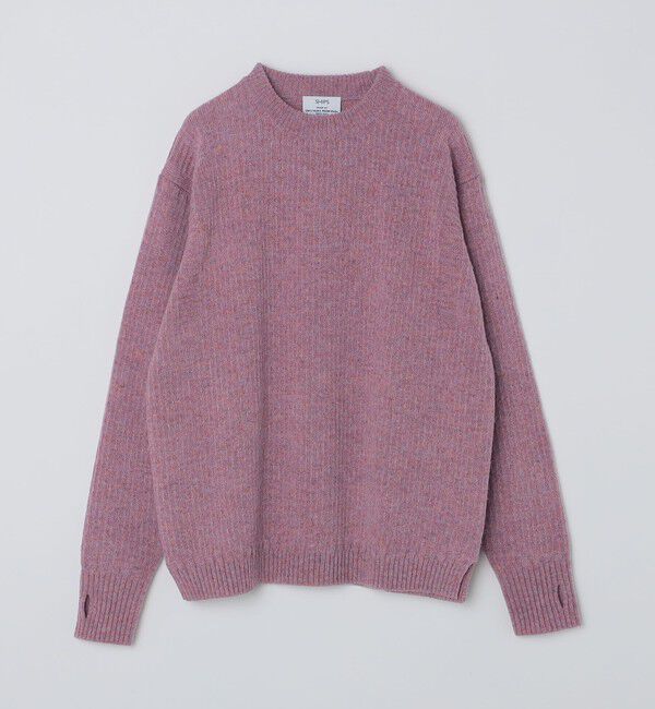 SHIPS「SHIPS: 奥山メリヤス ブリティッシュ ウール クルーネック ニット」|ニット・セーター|