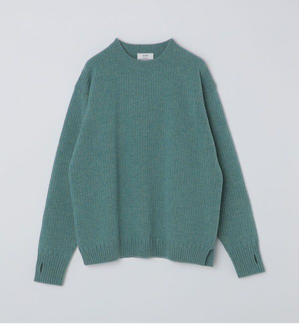 SHIPS「SHIPS: 奥山メリヤス ブリティッシュ ウール クルーネック ニット」|ニット・セーター|
