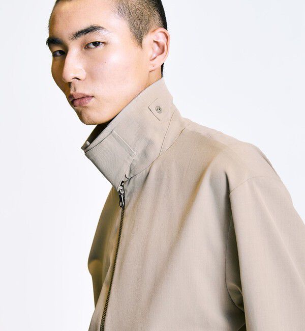 SHIPS「City Ambient Products: ウールライク ジップ ブルゾン (セットアップ対応)」|ブルゾン・スタジャン|