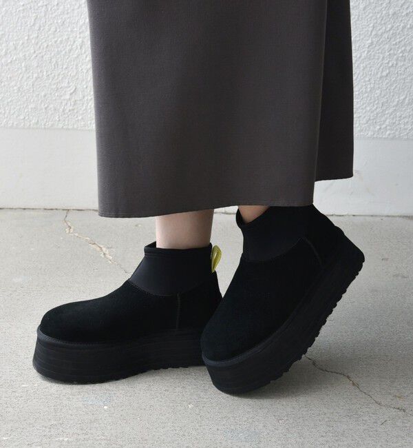 SHIPS for women「UGG:CLASSIC MINI DIPPER」|ショートブーツ|