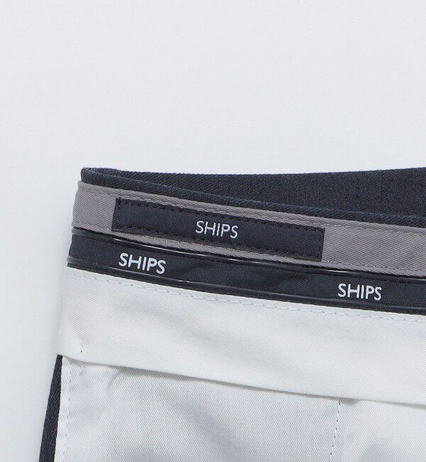 SHIPS「SHIPS: ノープリーツ ツイル 4WAY ストレッチ パンツ」|チノ|