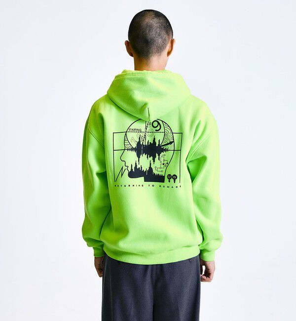 SHIPS「City Ambient Products: スプレープリント グラフィック プリント パーカー」|パーカー|