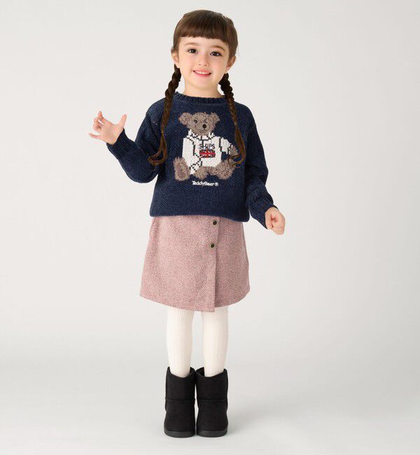 SHIPS Colors 「SHIPS Colors:〈洗濯機可能〉 ツイーディー ショーツ (90～140cm)」|キュロット|