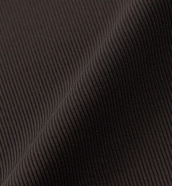 SHIPS for women「〈洗濯機可能〉ストレッチ リブ ロング スリーブ TEE」|Tシャツ・カットソー|