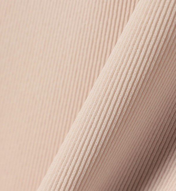 SHIPS for women「〈洗濯機可能〉ストレッチ リブ ロング スリーブ TEE」|Tシャツ・カットソー|