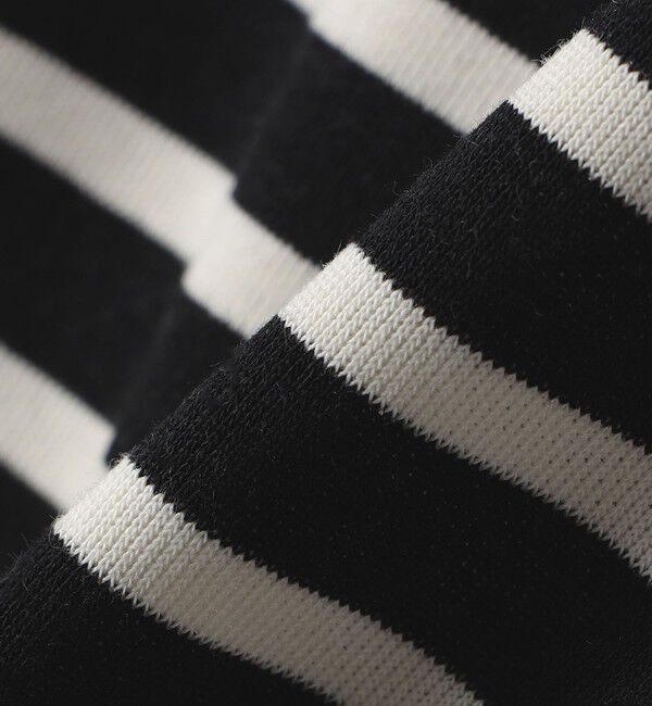 SHIPS Colors 「SHIPS Colors:80～130cm / ミニ裏毛 ボーダー モックネック トップス」|Tシャツ・カットソー|