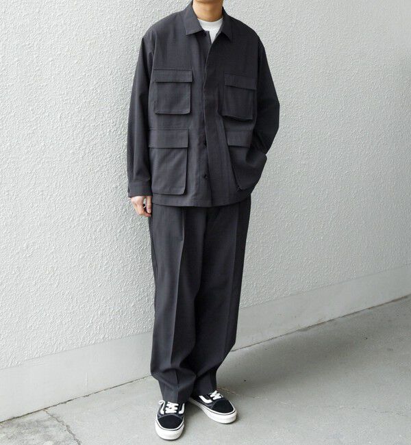 SHIPS any「SHIPS any:〈通気性/遮熱〉CALCULO サマートロピカル BDU シャツ◇」|シャツ・ブラウス|