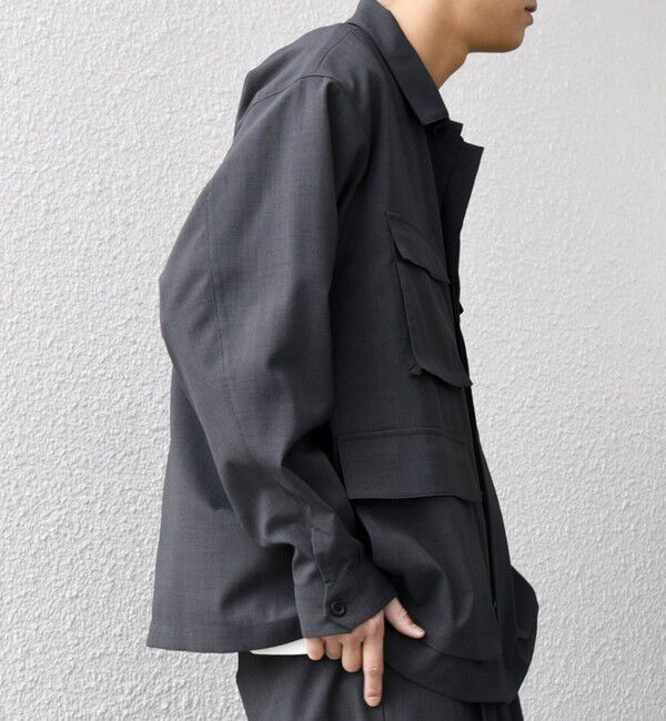 SHIPS any「SHIPS any:〈通気性/遮熱〉CALCULO サマートロピカル BDU シャツ◇」|シャツ・ブラウス|