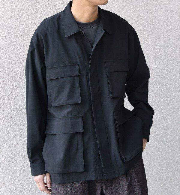 SHIPS any「SHIPS any:〈通気性/遮熱〉CALCULO サマートロピカル BDU シャツ◇」|シャツ・ブラウス|