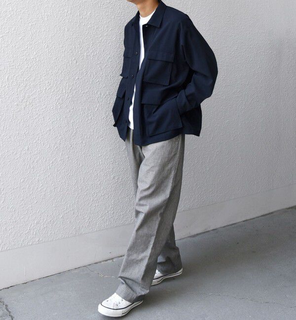 SHIPS any「SHIPS any:〈通気性/遮熱〉CALCULO サマートロピカル BDU シャツ◇」|シャツ・ブラウス|