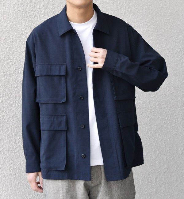 SHIPS any「SHIPS any:〈通気性/遮熱〉CALCULO サマートロピカル BDU シャツ◇」|シャツ・ブラウス|