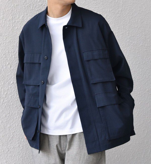 SHIPS any「SHIPS any:〈通気性/遮熱〉CALCULO サマートロピカル BDU シャツ◇」|シャツ・ブラウス|