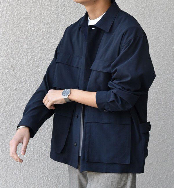 SHIPS any「SHIPS any:〈通気性/遮熱〉CALCULO サマートロピカル BDU シャツ◇」|シャツ・ブラウス|