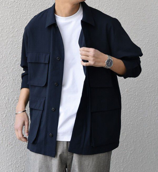 SHIPS any「SHIPS any:〈通気性/遮熱〉CALCULO サマートロピカル BDU シャツ◇」|シャツ・ブラウス|