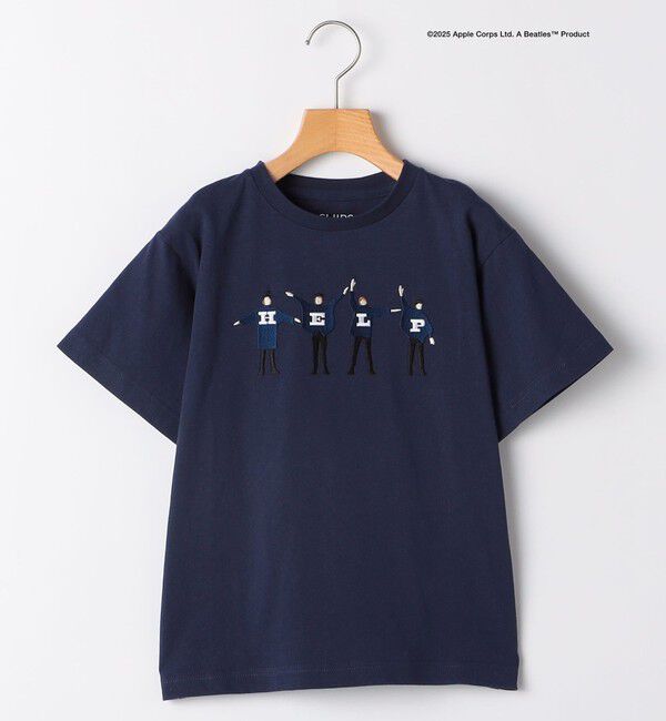 SHIPS KIDS「SHIPS KIDS:140～160cm /【THE BEATLES（ザ・ビートルズ）】半袖 TEE」|Tシャツ・カットソー|ネイビー