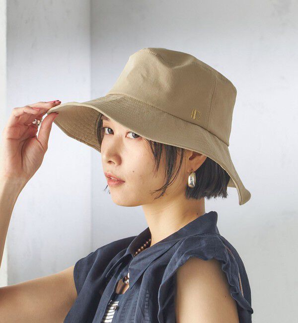SHIPS for women「Revis.:〈UVカット/撥水〉サファリ ハット」|ハット|