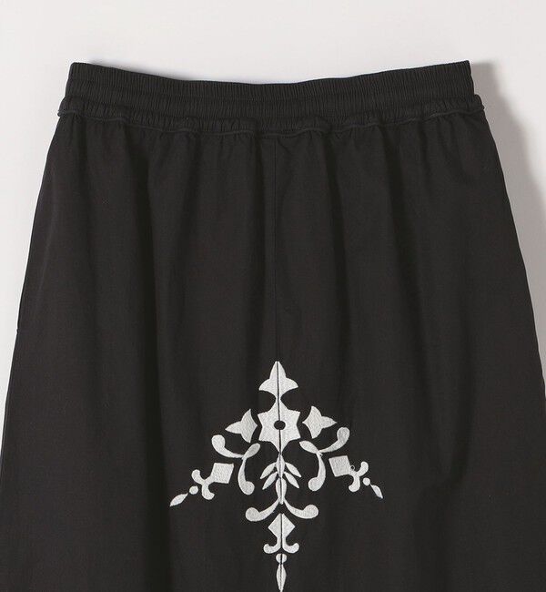 quaranciel「quaranciel:〈洗濯機可能〉エンブロイダリー フレア ロング スカート」|スカート|