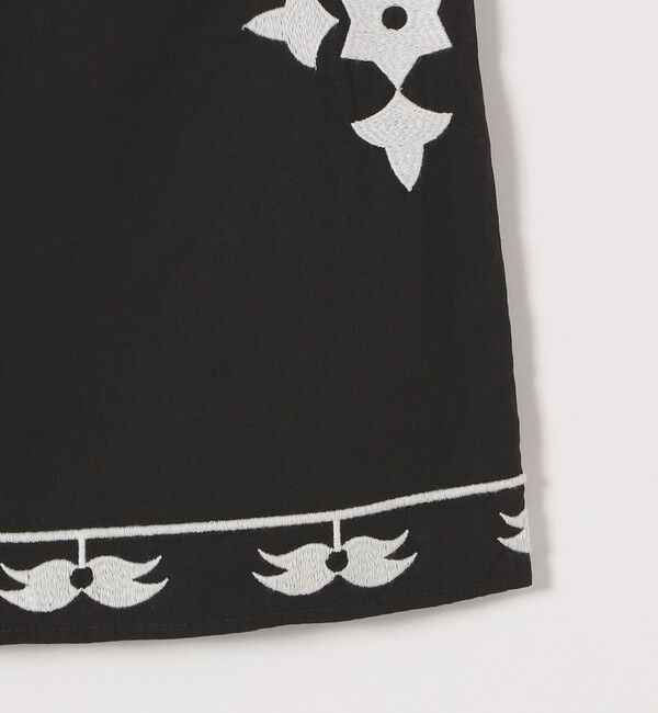 quaranciel「quaranciel:〈洗濯機可能〉エンブロイダリー フレア ロング スカート」|スカート|