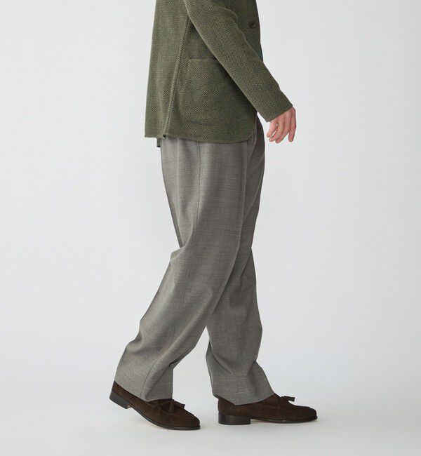 SHIPS「BERNARD ZINS: WALLIS トロピカル ソリッド スラックス」|スラックス|