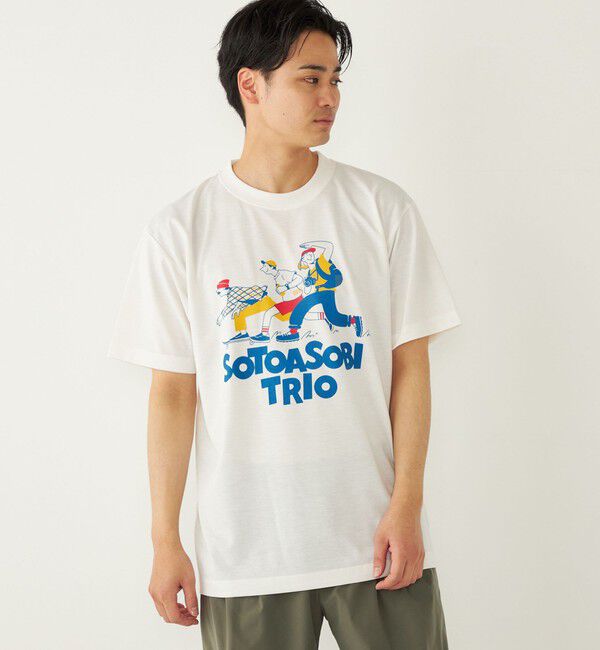 SHIPS Colors 「SHIPS Colors:BRING (TM) コラボ プリント Tシャツ」|Tシャツ・カットソー|オフホワイト