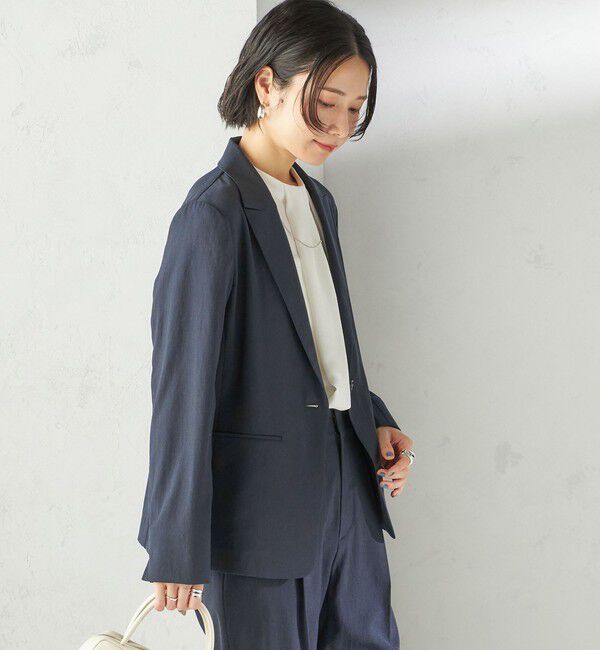 SHIPS for women「〈手洗い可能〉FUNCTIONAL テーラード ジャケット（セットアップ対応）」|テーラードジャケット|