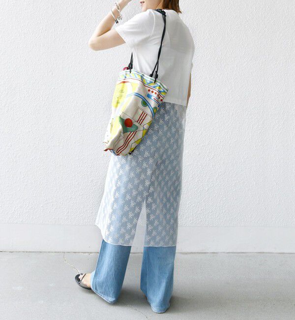 SHIPS for women「【WEB限定】ラッセル レース ドッキング TEE」|Tシャツ・カットソー|