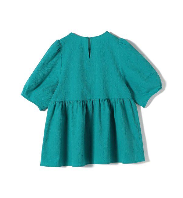 SHIPS Colors 「SHIPS Colors:〈接触冷感・洗濯機可能〉サッカー ランタンスリーブ ブラウス」|シャツ・ブラウス|