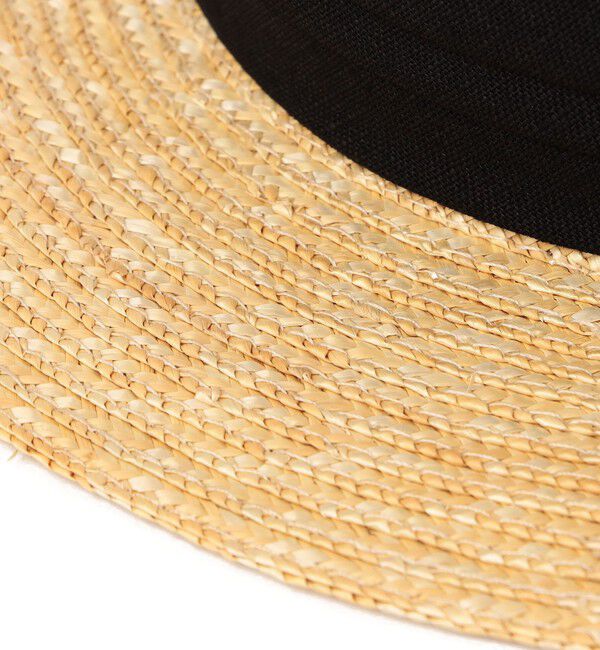 SHIPS any「SHIPS any:〈手洗い可能〉ストロー ボーター ハット」|ハット|