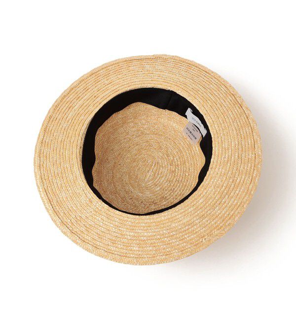 SHIPS any「SHIPS any:〈手洗い可能〉ストロー ボーター ハット」|ハット|