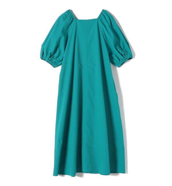 SHIPS Colors 「SHIPS Colors:〈接触冷感・洗濯機可能〉サッカー ２WAY パフスリーブ ワンピース」|ワンピース|