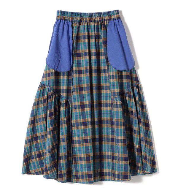 SHIPS Colors 「SHIPS Colors:〈手洗い可能〉マドラスチェック ギャザー スカート◇」|スカート|