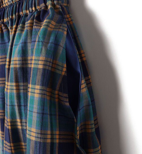 SHIPS Colors 「SHIPS Colors:〈手洗い可能〉マドラスチェック ギャザー スカート◇」|スカート|