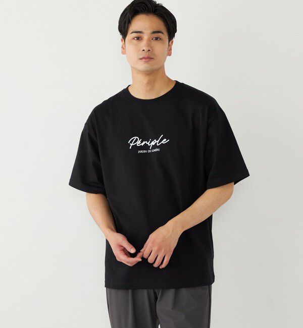 SHIPS Colors 「SHIPS Colors:バック メッシュ ロゴ Tシャツ」|Tシャツ・カットソー|ブラック