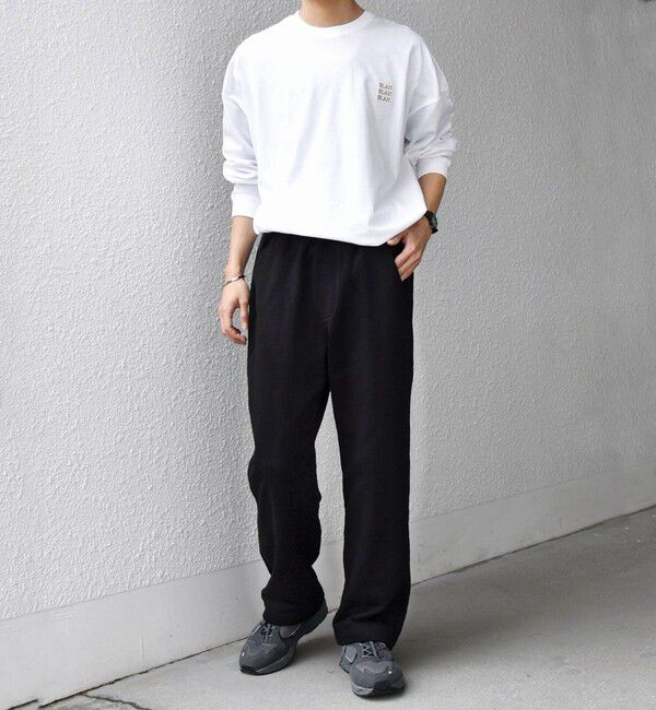 SHIPS any「SHIPS any:〈洗濯機可能〉コットン ジャガード 裏毛 スウェット イージー パンツ(セットアップ対応)◇」|チノ|