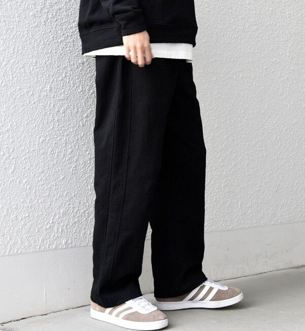 SHIPS any「SHIPS any:〈洗濯機可能〉コットン ジャガード 裏毛 スウェット イージー パンツ(セットアップ対応)◇」|チノ|