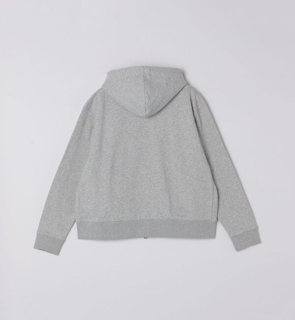 SHIPS「【WEB限定】SHIPS: クロップド ワイド ワンポイント ロゴ ジップアップ フーディー」|パーカー|