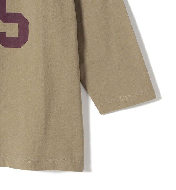 SHIPS for women「NINE CASE:〈洗濯機可能〉七分袖 フットボール TEE」|Tシャツ・カットソー|