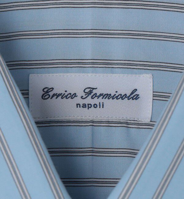 SHIPS「【SHIPS別注】Errico Formicola: DARIO オルタネイト ストライプ シャツ」|シャツ・ブラウス|