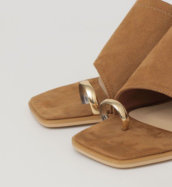 quaranciel「《予約》quaranciel: トゥリング トング ヒール サンダル」|サンダル|