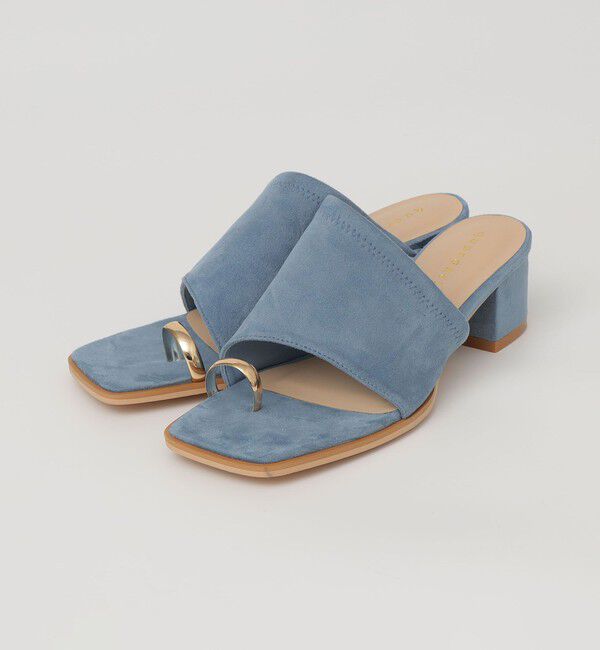 quaranciel「《予約》quaranciel: トゥリング トング ヒール サンダル」|サンダル|