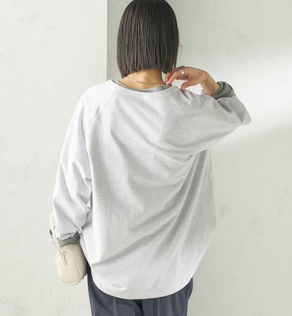 SHIPS for women「《予約》【SHIPS別注】onit: ヘンリー ネック プルオーバー」|Tシャツ・カットソー|