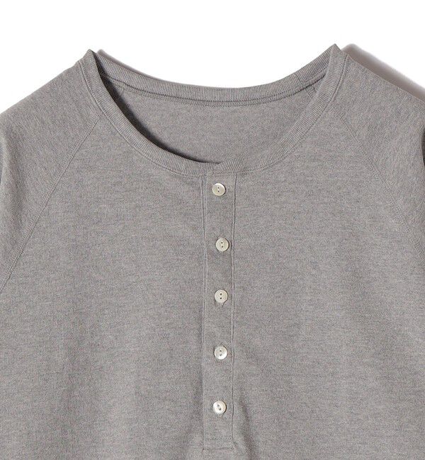 SHIPS for women「《予約》【SHIPS別注】onit: ヘンリー ネック プルオーバー」|Tシャツ・カットソー|