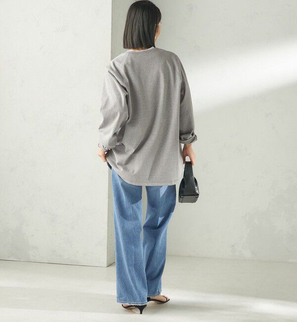 SHIPS for women「《予約》【SHIPS別注】onit: ヘンリー ネック プルオーバー」|Tシャツ・カットソー|