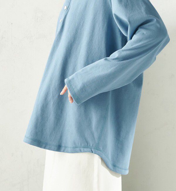 SHIPS for women「《予約》【SHIPS別注】onit: ヘンリー ネック プルオーバー」|Tシャツ・カットソー|