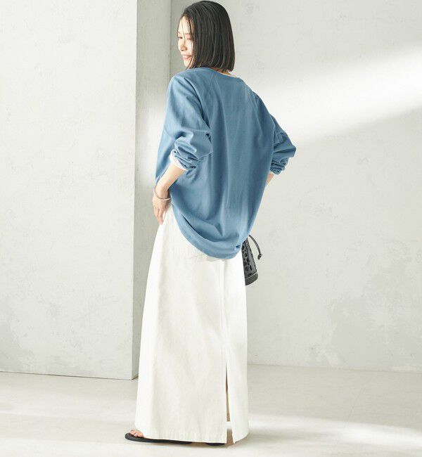 SHIPS for women「《予約》【SHIPS別注】onit: ヘンリー ネック プルオーバー」|Tシャツ・カットソー|